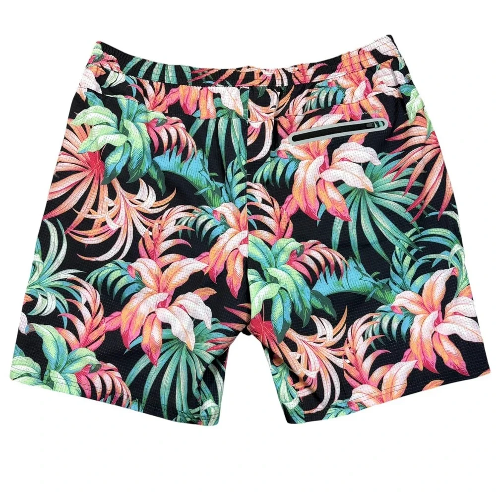 Tommy Bahama Island Zone Swim Trunks Mens 2XL Monterey Coast Hybrid Shorts NWT‎